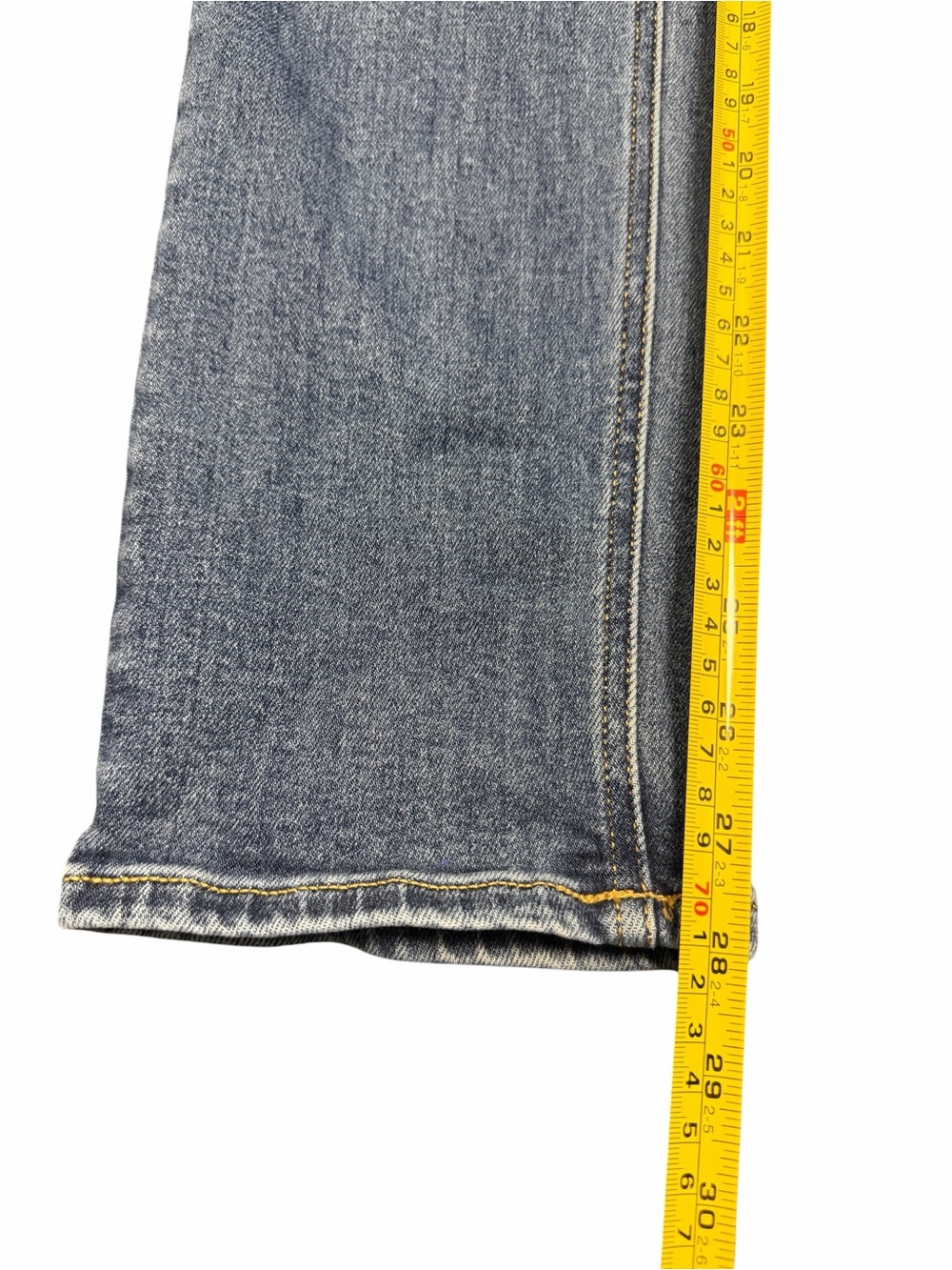 Time and Tru Light Blue Straight-Leg Women's Jeans - Picture 7 of 8